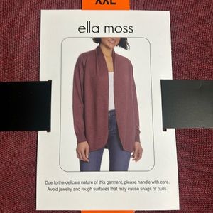 NEW Ella Moss Brand cardigan. Sz XXL